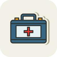 First aid kit Vector Icon Design