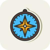 Compass Vector Icon Design