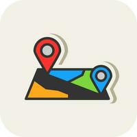 Map Vector Icon Design