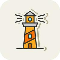 Lighthouse Vector Icon Design