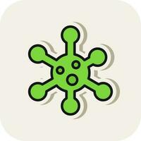 Bacteria Vector Icon Design