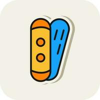 Snoboarding Vector Icon Design