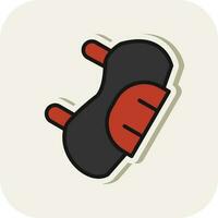 kneepad Vector Icon Design