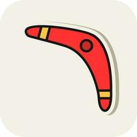 Boomerang Vector Icon Design