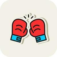 diseño de icono de vector de guantes de boxeo