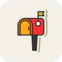 Mailbox Vector Icon Design