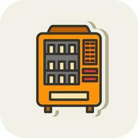 Vending machine Vector Icon Design