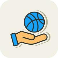 diseño de icono de vector de baloncesto