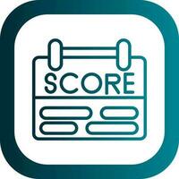 Scoring Vector Icon Design