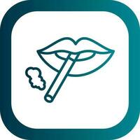 diseño de icono de vector de labios