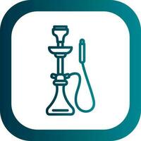 Hookah Vector Icon Design