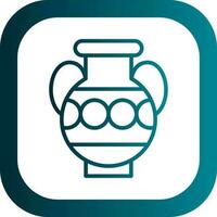 Amphora Vector Icon Design