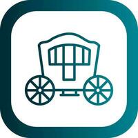 Carriage Vector Icon Design