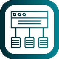 Data flow Vector Icon Design