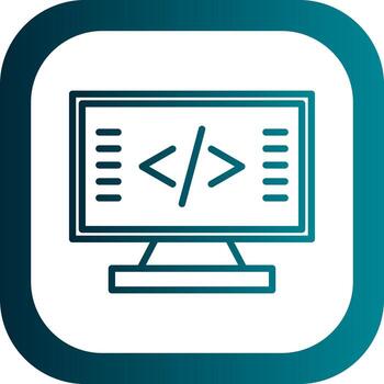 codificación vector icono diseño