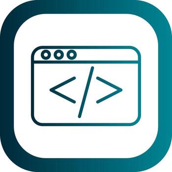 codificación vector icono diseño