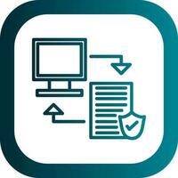 Data transfer Vector Icon Design