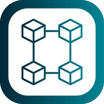 Blockchain Vector Icon Design
