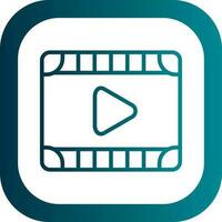 Video Vector Icon Design