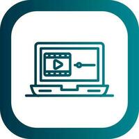 Video player Vector Icon Design