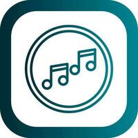 Music note Vector Icon Design