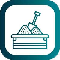 Sandbox Vector Icon Design