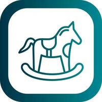 Horse toy Vector Icon Design