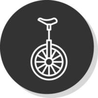 Monocycle Vector Icon Design