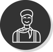 Mime Vector Icon Design