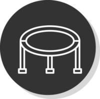 Trampoline Vector Icon Design