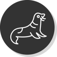 Seal Vector Icon Design