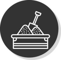 Sandbox Vector Icon Design