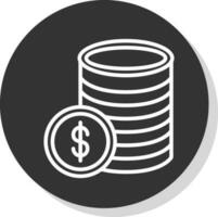 Coin Vector Icon Design