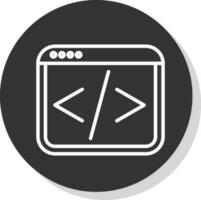 Web coding Vector Icon Design