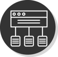 Data flow Vector Icon Design