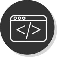 Coding Vector Icon Design