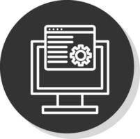 Web maintenance Vector Icon Design