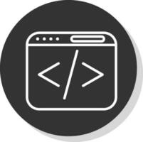 Web coding Vector Icon Design