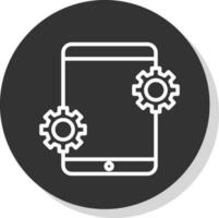 Mobile app Vector Icon Design