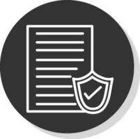File protection Vector Icon Design