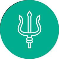 Trident Vector Icon Design