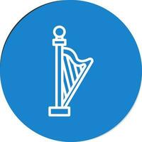 Harp Vector Icon Design