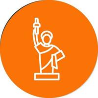 Statue Vector Icon Design