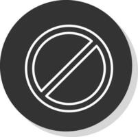 Ban Vector Icon Design