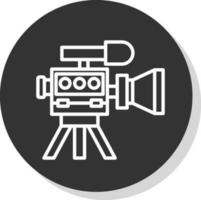 diseño de icono de vector de cámara de video