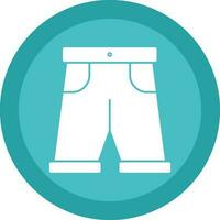 diseño de icono de vector de pantalones cortos