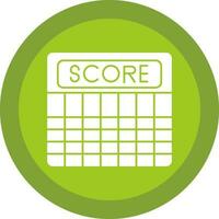 Score Vector Icon Design