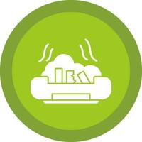 Ashtray Vector Icon Design