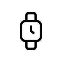 Simple Wristwatch icon. The icon can be used for websites, print templates, presentation templates, illustrations, etc vector