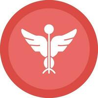 Caduceus Vector Icon Design